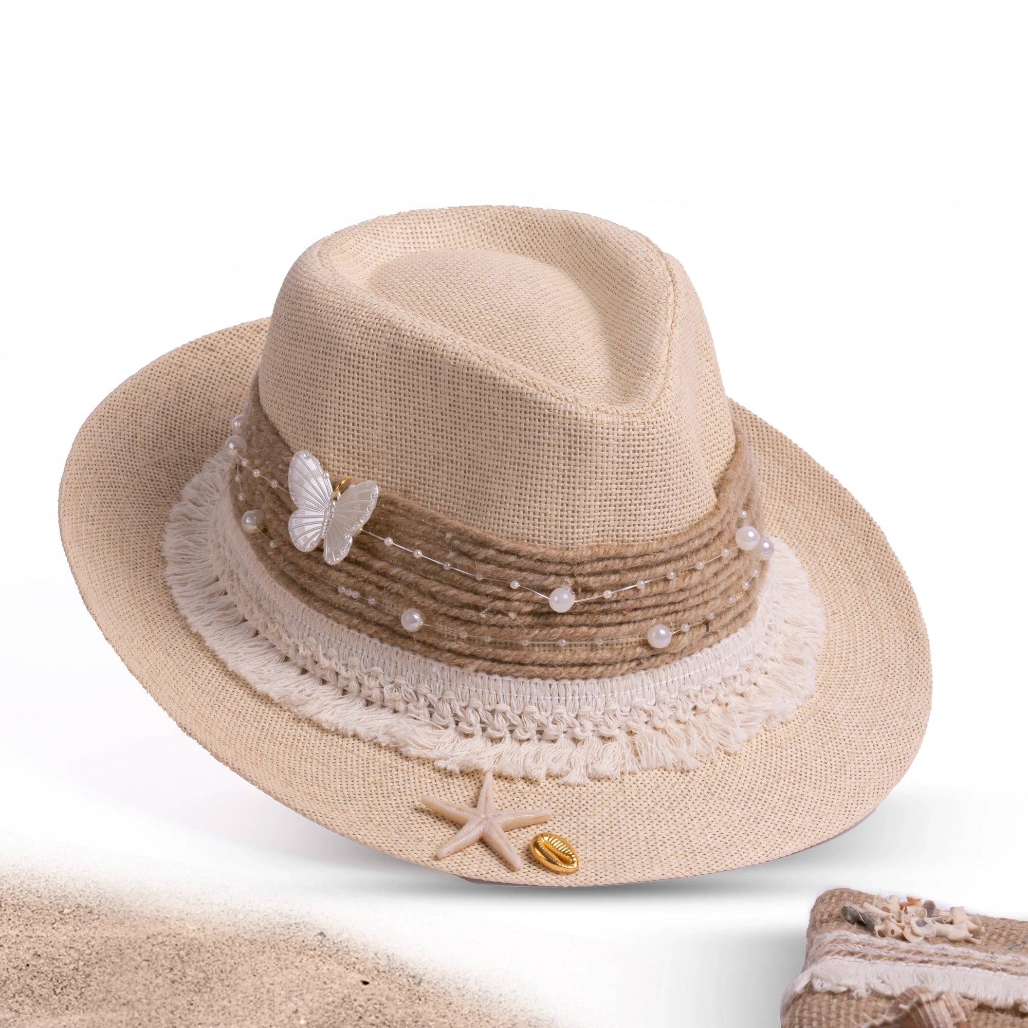 fedora begie